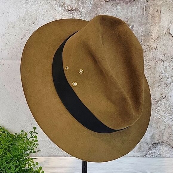 Royal Stetson fedora hat part of The Safari Collection Size 59 ( 7 3/4 ) - Picture 2 of 11